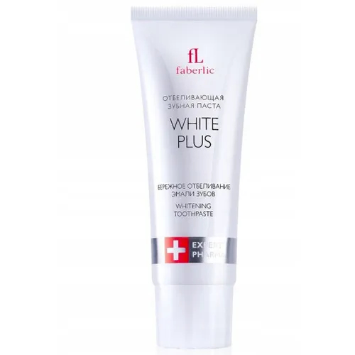 Faberlic Expert Pharma,  Wybielająca pasta do zębów `White Plus`