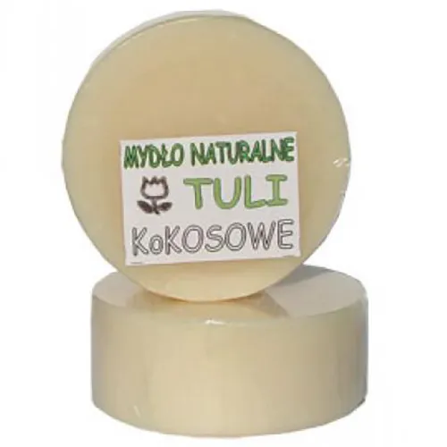 Mydlarnia Tuli Mydło kokosowe z mlekiem kokosowym do ciała i włosów