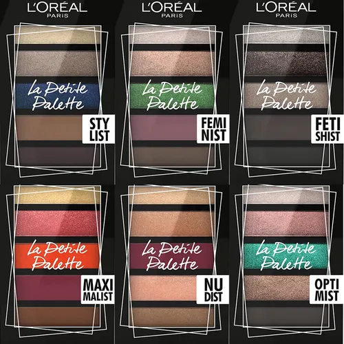 L'Oreal Paris La Petite Palette, Eyeshadow Palette (Paleta 5 cieni do powiek, różne odcienie) - 1