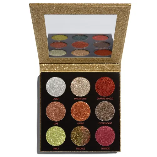 Revolution Beauty (Makeup Revolution) Midas Touch Pressed Glitter Palette (Paleta prasowanych brokatów)