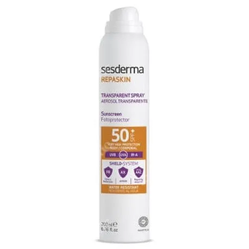 Sesderma Repaskin Transparent Spray Sunscreen SPF 50+ (Spray przeciwsłoneczny do ciała)