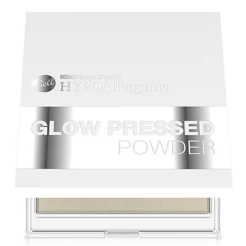 Bell HYPOAllergenic, Glow Pressed Powder (Prasowany puder rozświetlający do twarzy)