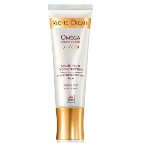 Yves Rocher Riche Créme Omega d`Huile de Soja 3 - 6- 9, Krem intensywnie odbudowujący na dzień i na noc