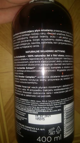 Eveline Cosmetics Botanic Expert, Łagodząco-oczyszczający płyn micelarny `Aloes` - 3