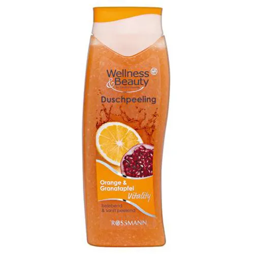 Wellness & Beauty Duschpeeling Orange & Granatapfel (Peeling z pomarańczą i granatem)