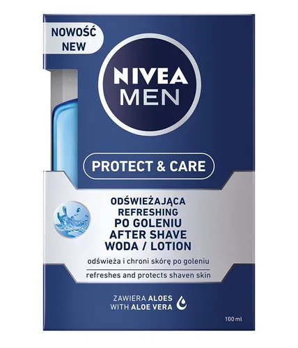 Nivea Protect & Care, After Shave Lotion (Nawilżająca woda po goleniu) - 2