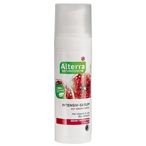Alterra Bio - Granatapfel, Intensiv Serum (Serum do intensywnej pielęgnacji twarzy z granatem)