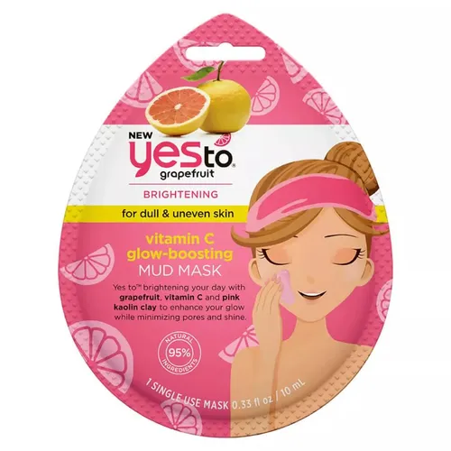 Yes To Grapefruit, Vitamin C Glow-Boosting Mud Mask (Rozjaśniająca błotna maska z grejpfrutem i witaminą C) - 2