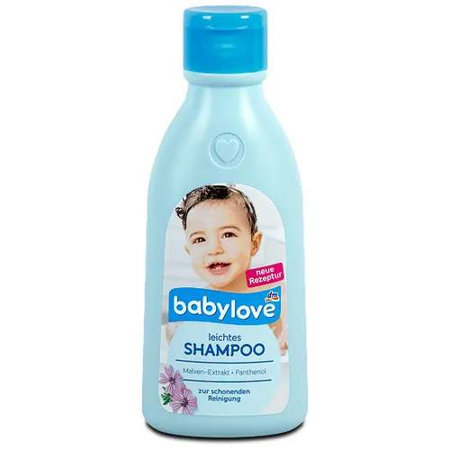 Babylove Leichtes Shampoo mit Malven-Extrakt & Panthenol (Delikatny szampon dla dzieci (nowa wersja))