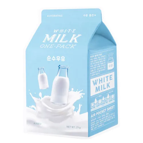 A'pieu White Milk, One-Pack (Maska do twarzy w płacie)