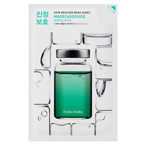 Holika Holika Skin Rescue, Mask Sheet Madecassocide (Regenerująca maseczka na bawełnianej płachcie)