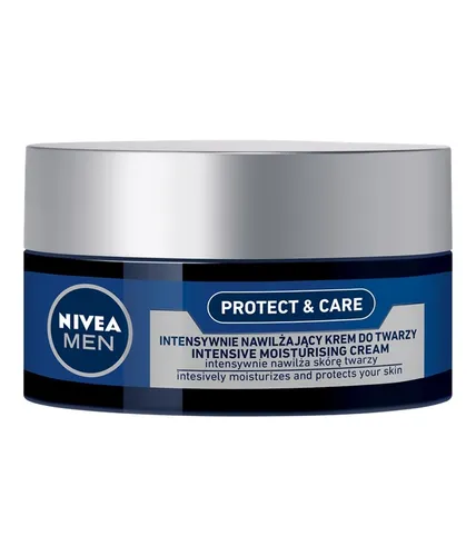 Nivea Men, Protect & Care, Intensywnie nawilżający krem do twarzy (nowa wersja)