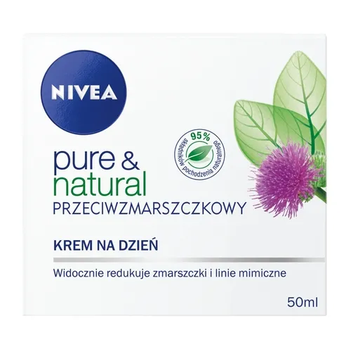 Nivea Pure & Natural, Krem przeciwzmarszczkowy na dzień