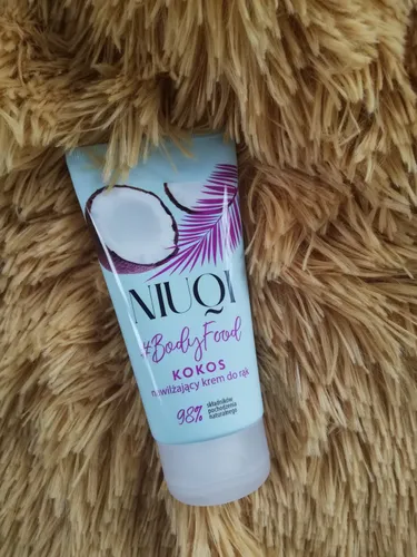 Niuqi # Body food, Nawilżający krem do rąk `Kokos` - 2