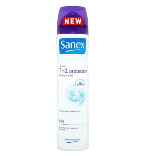 Sanex Dermo 7 in 1 Protection Efficacy + Care, Antyperspirant w sprayu