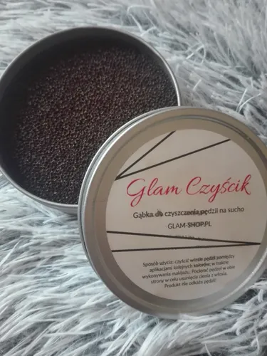 Glam Shop GlamCzyścik, Gąbka do czyszczenia pędzli na sucho - 2