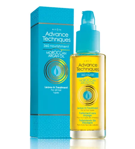Avon Advance Techniques, 360 Nourishment, Moroccan Argan Oil  Nourishing Hair Serum [Absolute Nourishment Treatment Serum] (Odżywcza kuracja z marokańskim olejkiem arganowym [Serum do włosów 'Pełne odżywienie']) - 3