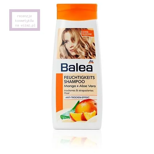 Balea Feuchtigkeits Shampoo, Mango + Aloe Vera (Nawilżający szampon z mango i aloesem)
