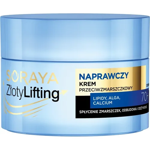 Soraya Złoty Lifting, Naprawczy krem przeciwzmarszczkowy 70+ - 2