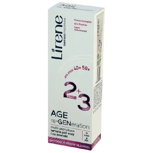 Lirene Dermoprogram Age reGENeration, Multipeptydowa terapia pod oczy i na powieki