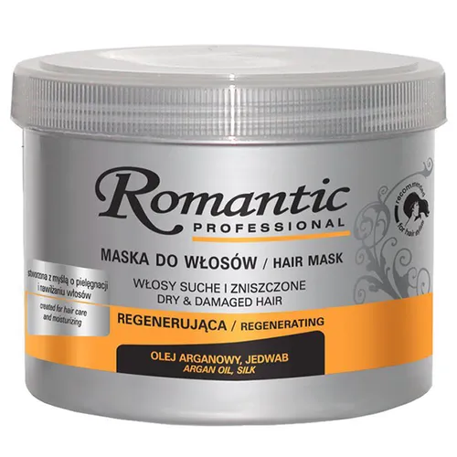 Romantic Professional Argan, Maska do włosów suchych i zniszczonych