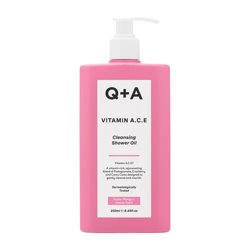 Q+A Vitamin A.C.E Cleansing Shower Oil (Odżywczy olejek do mycia ciała z witaminami A,C,E)