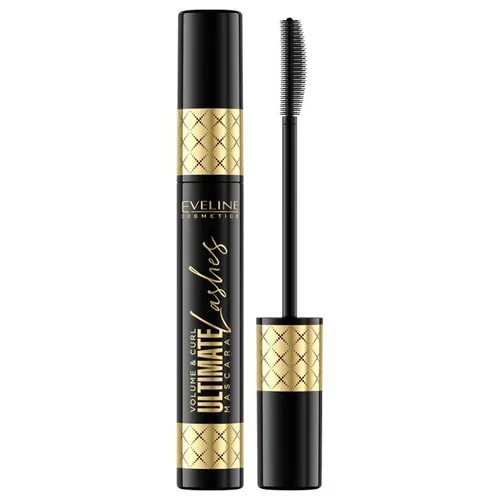 Eveline Cosmetics Volume & Curl Ultimate Lashes Mascara (Tusz zwiększający objętość i podkręcający rzęsy)