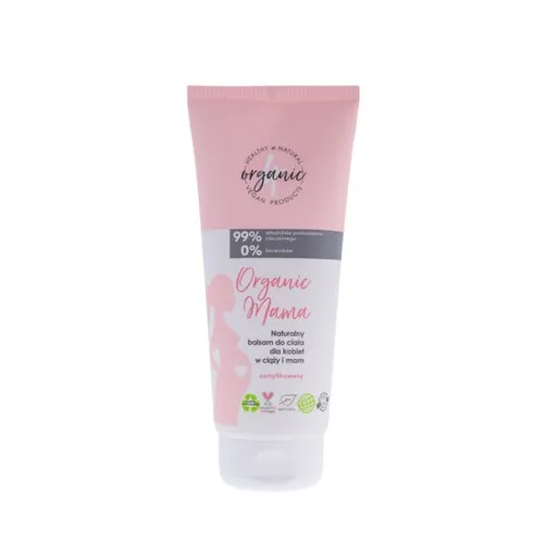 4Organic Organic Mama, Naturalny nawilżający balsam do ciała dla kobiet w ciąży i mam