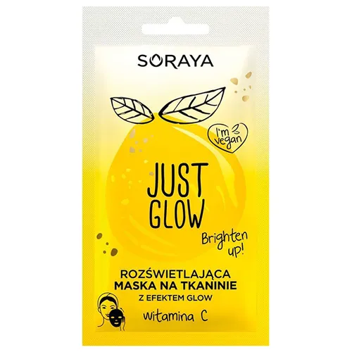 Soraya Just Glow, Rozświetlająca maska na tkaninie z witaminą  C