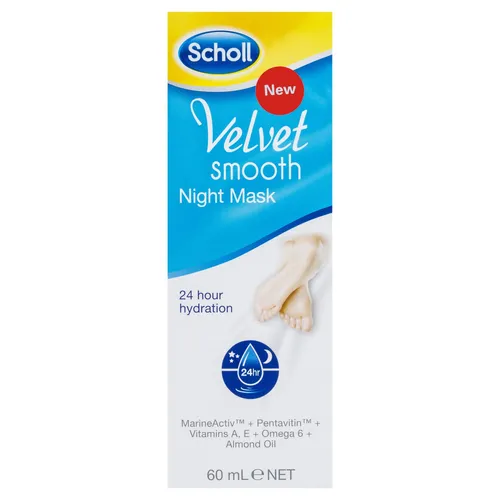 Scholl Velvet Smooth, Night Mask (Maska do stóp na noc)