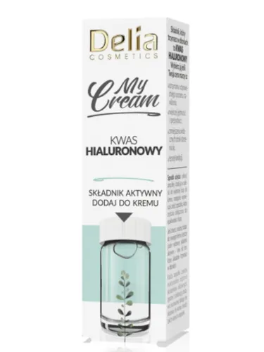 Delia My Cream, Ampułka z kwasem hialuronowym do twarzy