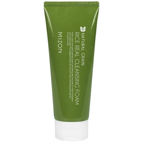 Mizon Natural Grain, Rice Real Cleansing Foam (Pianka do mycia twarzy z ekstraktem z ryżu)