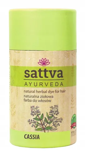 Sattva Ayurveda Natural Herbal Dye for Hair Cassia (Naturalna ziołowa farba do włosów Cassia)