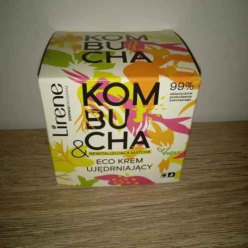 Lirene Dermoprogram Kombucha, Eco krem ujędrniający `Rewitalizująca Matcha` - 1