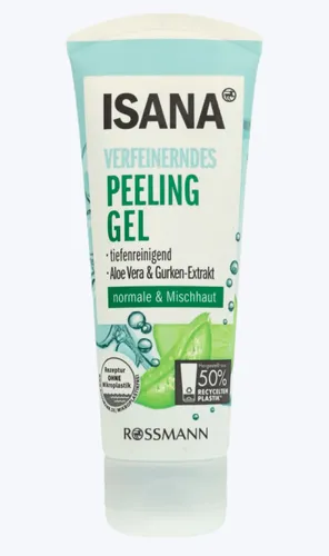 Isana Verfeinerndes peeling gel (Wygładzający żel peelingujący) - 1