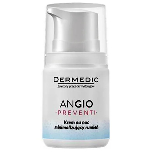 Dermedic Angio Preventi, Krem na noc minimalizujący rumień