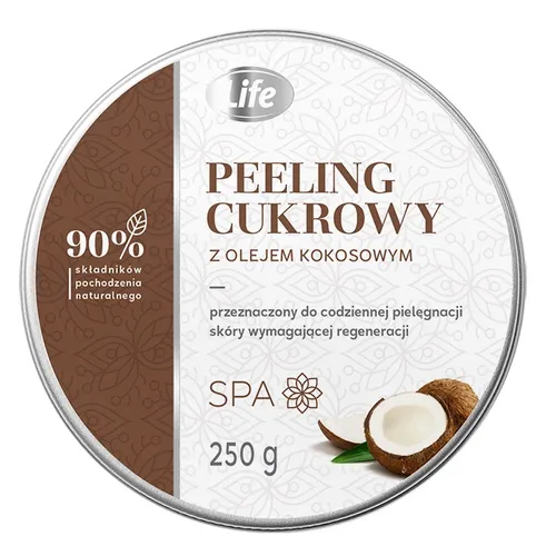 Life Spa, Peeling cukrowy z olejem kokosowym