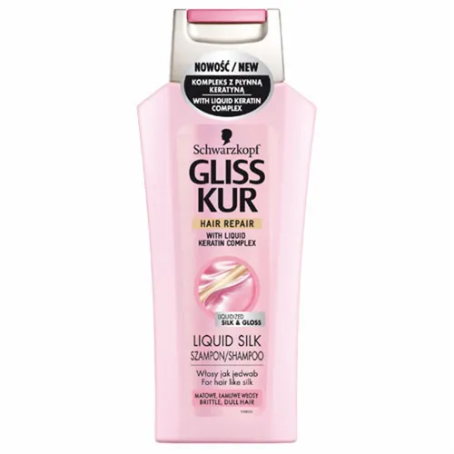 Schwarzkopf Gliss Liquid Silk, Szampon do włosów - 2