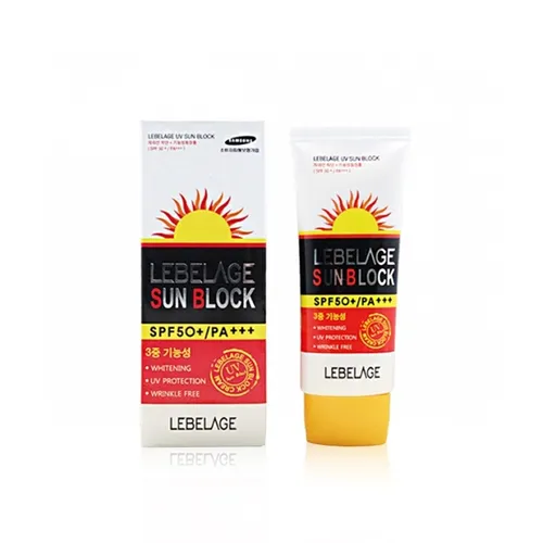 Lebelage UV Sun Block SPF50+ PA+++ (Krem przeciwsłoneczny z aloesem)