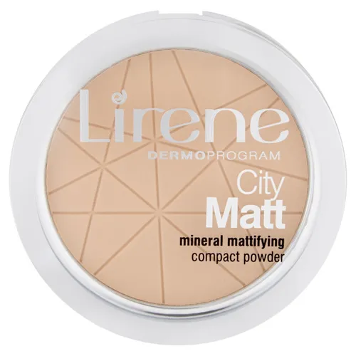 Lirene Dermoprogram City Matt, Mineral Mattifying Compact Powder (Mineralny puder matujący do twarzy)