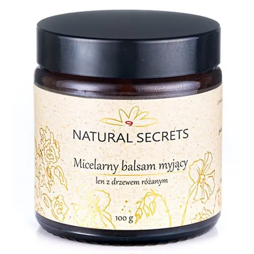 Natural Secrets Micelarny balsam myjący `Len z drzewem różanym` - 1