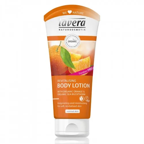 Lavera Vitalisierende Body Lotion Mit Bio-Orange & Mit Bio-Sanddorn (Rewitalizujący balsam do ciała `Bio pomarańcza & Bio rokitnik`)