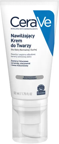 CeraVe Nawilżający krem do twarzy dla skóry normalnej i suchej - 1