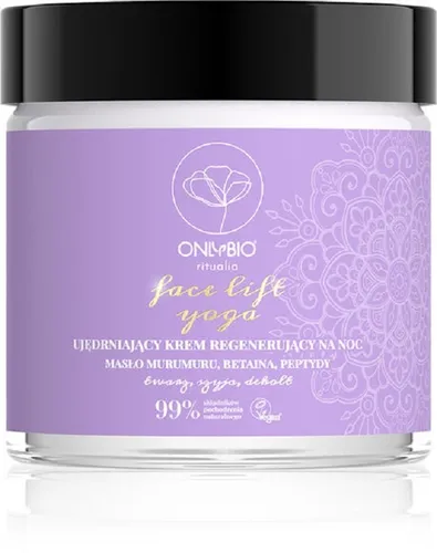 OnlyBio Ritualia, Face Lift Yoga, Ujędrniający krem regenerujący na noc