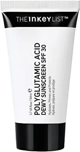 The Inkey List Polyglutamic Acid Dewy Suncscreen SPF 30 (Krem przeciwsłoneczny do twarzy z filtrem SPF 30)