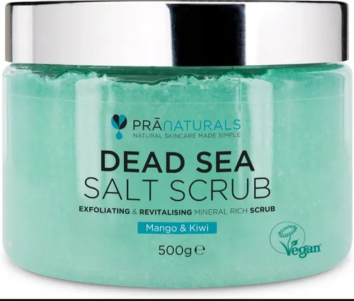 PraNaturals Dead Sea Mango & Kiwi Exfoliating & revitalising Mineral Rich Scrub (Peeling do ciała) - 1