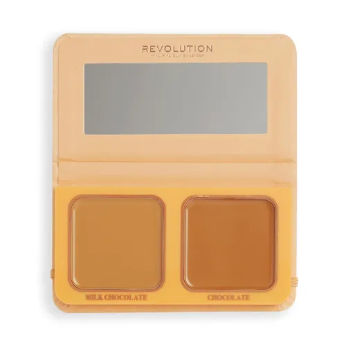 Revolution Beauty (Makeup Revolution) Makeup Revolution x Maffashion, Milky Chocolate Way Creamy Bronzer Duo (Paleta kremowych bronzerów do twarzy)
