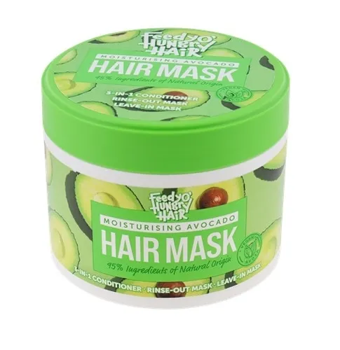 Action Feedyo' Hungry Hair, Moisturising Avocado Hair Mask (Maska do włosów z awokado)