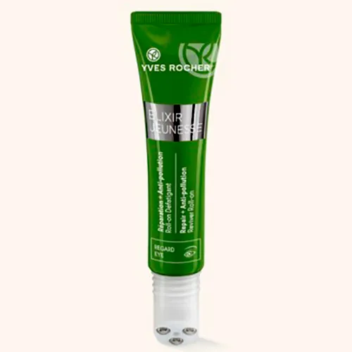 Yves Rocher Elixir Jeunesse, Reparation + Anti-pollution, Roll-on Defatigant (Rewitalizujący roll-on pod oczy niwelujący oznaki zmęczenia)