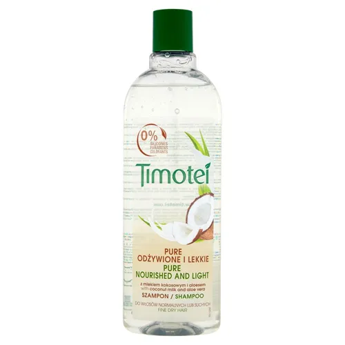 Timotei Pure, Odżywione i lekkie, Szampon do włosów normalnych lub suchych